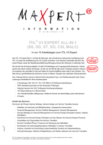 ITIL V3 Expert (All-in-1/2/3) herunterladen