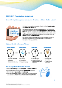 PRINCE2 Foundation eLearning herunterladen