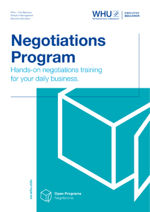 WHU Negotiations Program Broschre herunterladen