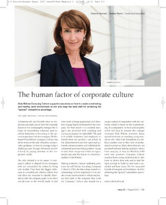 the human factor of corporate culture herunterladen