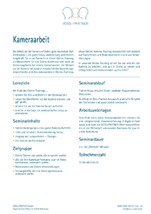 Kameraarbeit - Live-online-Training herunterladen