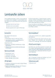Lerntransfer sichern Online-Training herunterladen