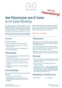 Vom Prsenztrainer zum E-Trainer online herunterladen