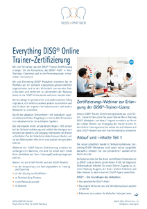 DiSG-Trainerzertifizierung online herunterladen