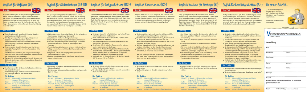 Broschüre für unsere Sprachkurse herunterladen