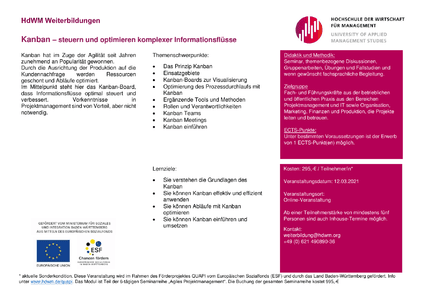 Kanban - steuern und optimieren komplexer Informationsflsse herunterladen