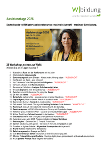 Assistenztage 2026 - Programm herunterladen
