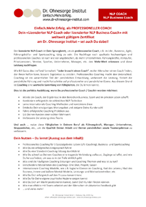 Ausschreibung NLP Coach NLP Business Coach Dr.Ohnesorge Institut 2023-04 herunterladen