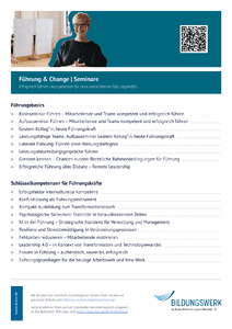 Seminarkatalog F�hrung & Change herunterladen