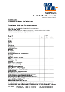 Selbstanalysebogen Grundlagen BWL und Rechnungswesen herunterladen