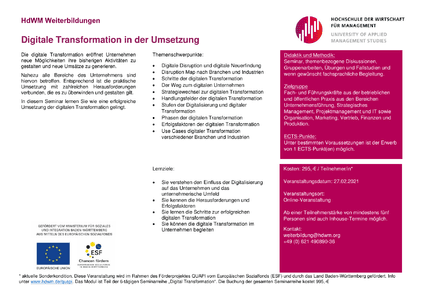 Digitale Transformation in der Umsetzung herunterladen