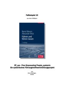 EP_sys - Pros Empowering People_systemic Ein systemisches Fhrungskrfteentwicklungsprojekt  herunterladen