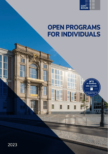 ESMT Berlin - Offene Seminare fr Einzelpersonen herunterladen