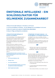 Emotionale Intelligenz Whitepaper herunterladen