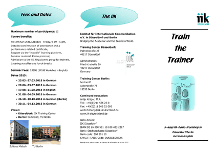 Train the Trainer - in English herunterladen