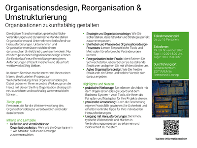 Flyer Organisationsdesign herunterladen