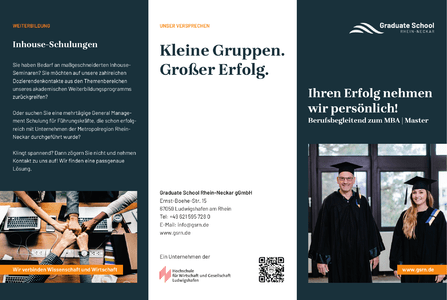 Gesamtprogramm der Graduate School Rhein-Neckar 2022 herunterladen