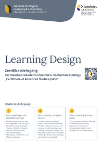 Flyer Learning Design (CAS) herunterladen