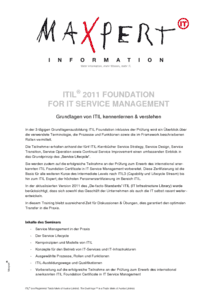 ITIL Foundation herunterladen