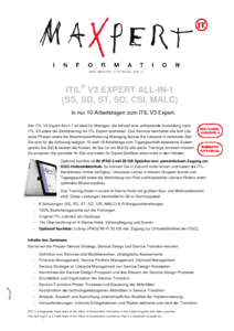 ITIL V3 Expert (All-in-1/2/3) + iLibrary herunterladen
