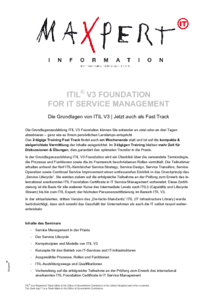 ITIL V3 Foundation (Inhouse) herunterladen