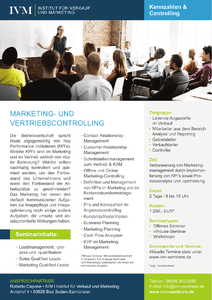 Seminar Vertriebscontrolling und Marketingcontrolling herunterladen
