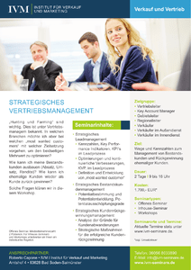 Seminar Strategisches Vertriebsmanagement, Kurs, Workshop herunterladen