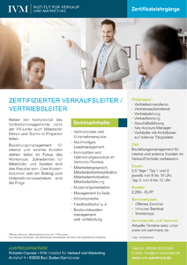 Seminar Verkaufsleiter mit Zertifikat herunterladen