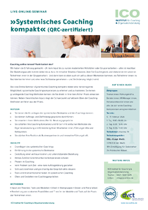 Live-Online-Seminar Systemisches Coaching kompakt I Feb 26 herunterladen