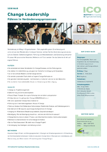 Seminar Change Leadership - Fhren in Vernderungsprozessen - Feb 26 herunterladen