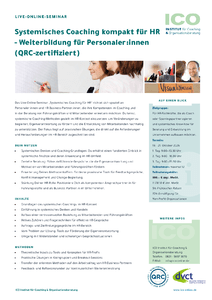Systemisches Coaching kompakt f�r HR(Live-Online-Seminar) I Okt 26 herunterladen
