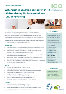 Systemisches Coaching kompakt fr HR(Live-Online-Seminar) I Aprl 26 herunterladen