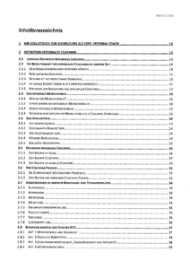 Inhaltsverzeichnis Lehrmittel Cert. Integral Coach herunterladen