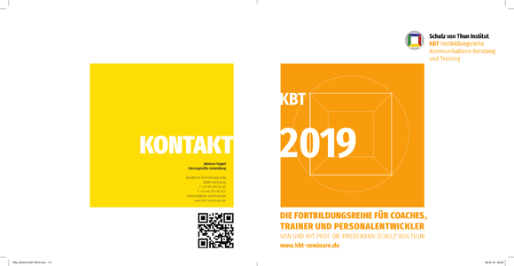 KBT-Seminarprogramm 2019 herunterladen
