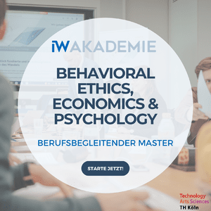 Masterstudiengang: Behavioral Ethics, Economics and Psychology herunterladen