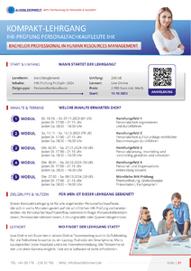 Personalfachkaufmann/frau (IHK) - Lehrgang - Berufsbegleitend herunterladen