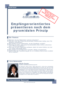 Seminarflyer empfngerorientiertes prsentieren nach dem pyramidalen Prinzip herunterladen