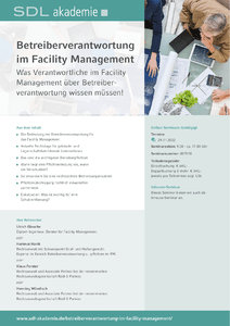 Betreiberverantwortung im Facility Management herunterladen