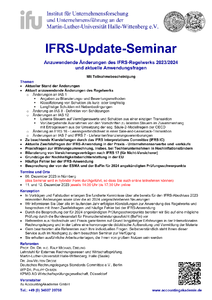 Seminarprogramm IFRS-Update-Seminar 2023/2024 herunterladen