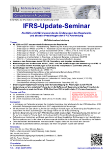 Seminarprogramm IFRS-Update-Seminar 2026/2027 herunterladen
