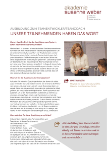 Teilnehmer Interview - Ausbildung zum Teamentwickler herunterladen