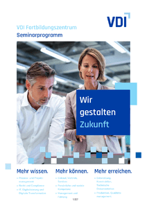Seminarkatalog VDI Fortbildungszentrum Stuttgart 2026 herunterladen