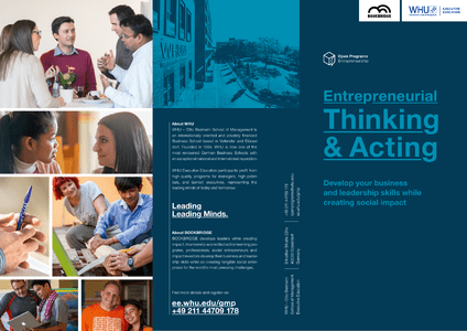 WHU Bookbridge CAP MEP Flyer herunterladen