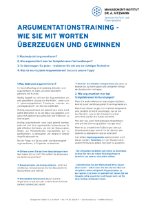 Argumentationstraining Whitepaper herunterladen