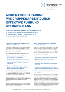 Moderationstraining Whitepaper herunterladen