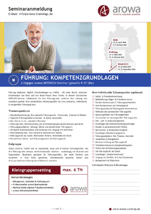 Anmeldeformular 2026 � Offenes arowa INTENSIV Seminar F�hrung: Kompetenzgrundlagen herunterladen