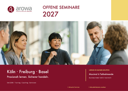Seminarprogramm 2027 � Offene arowa Seminare herunterladen