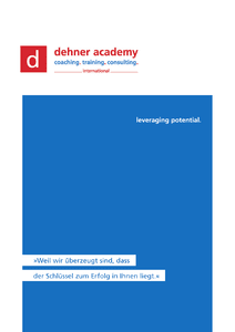 Firmenportrait - dehner academy herunterladen