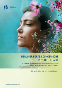 Broschüre Berliner Fortbildungswoche Psychotherapie 2022 herunterladen