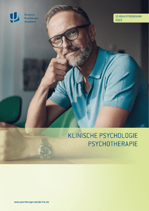 Fachbereichsbroschüre Klinische Psychologie/ Psychotherapie 2022 herunterladen